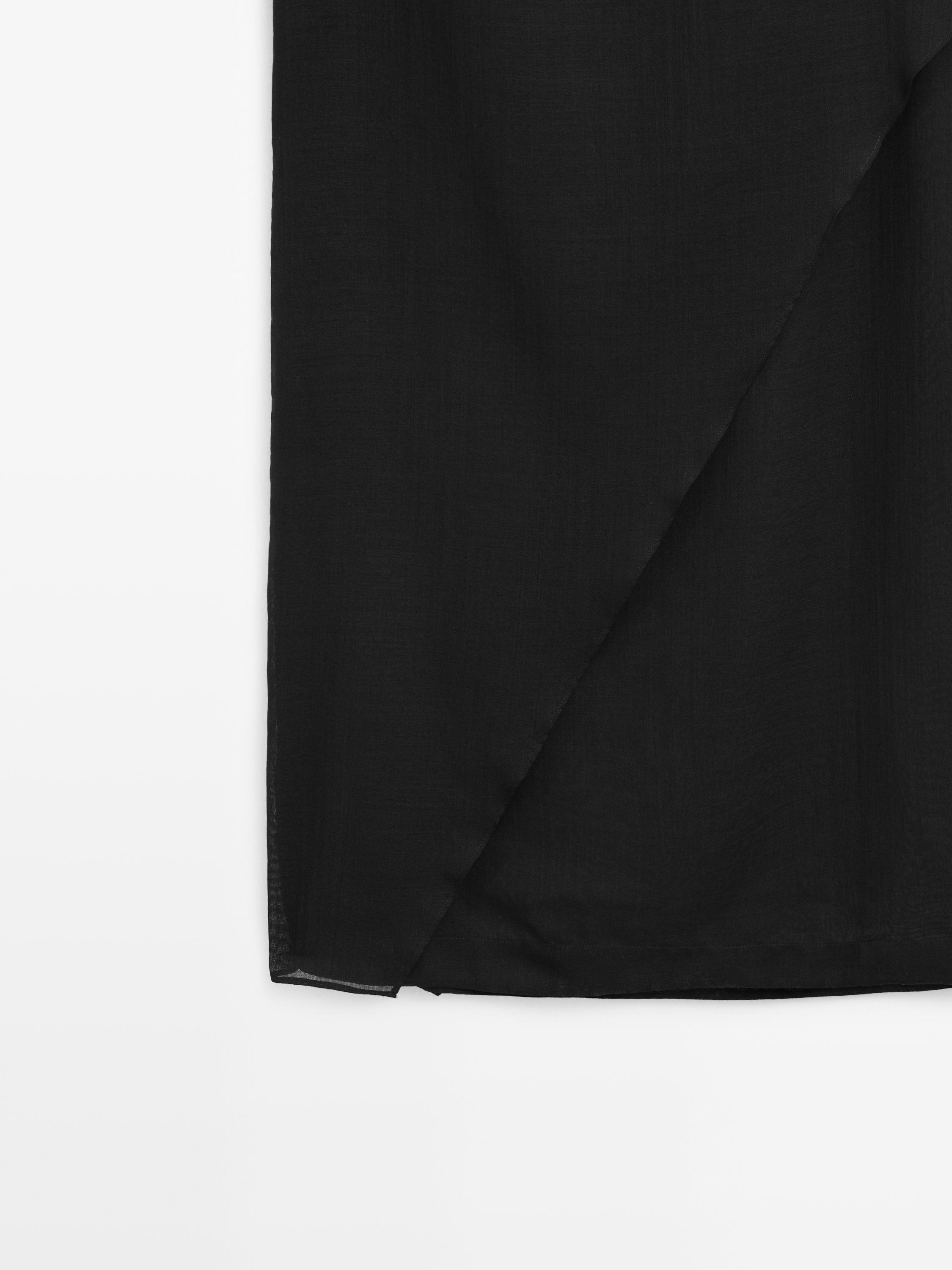 Midi dress with hood detail - STUDIO